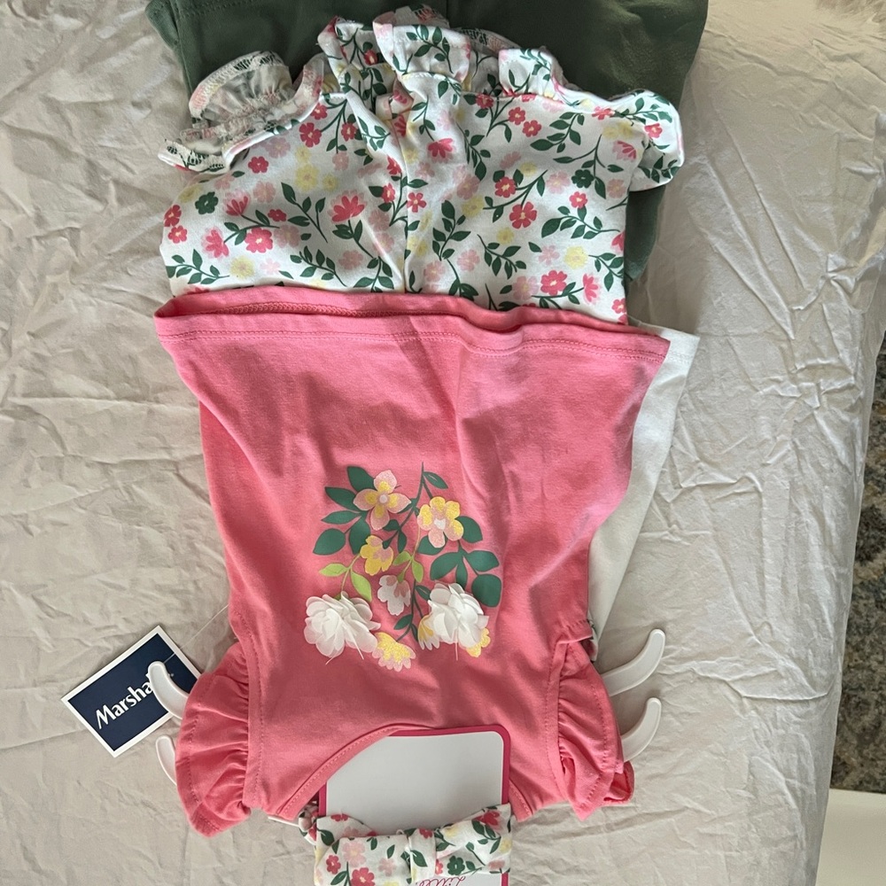 Floral Pink Kids Tee